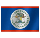 How emoji flag: Belize displayed on Huawei