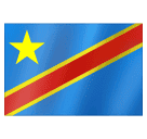 How emoji flag: Congo - Kinshasa displayed on Huawei