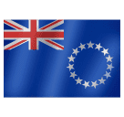 How emoji flag: Cook Islands displayed on Huawei