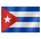 How emoji flag: Cuba displayed on Huawei