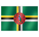 How emoji flag: Dominica displayed on Huawei