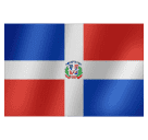 How emoji flag: Dominican Republic displayed on Huawei