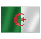 How emoji flag: Algeria displayed on Huawei