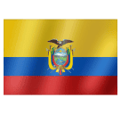 How emoji flag: Ecuador displayed on Huawei