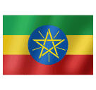 How emoji flag: Ethiopia displayed on Huawei