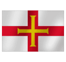 How emoji flag: Guernsey displayed on Huawei