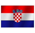 How emoji flag: Croatia displayed on Huawei