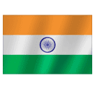 How emoji flag: India displayed on Huawei