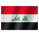 How emoji flag: Iraq displayed on Huawei