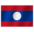 How emoji flag: Laos displayed on Huawei