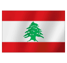 How emoji flag: Lebanon displayed on Huawei