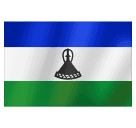 How emoji flag: Lesotho displayed on Huawei