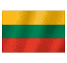 How emoji flag: Lithuania displayed on Huawei