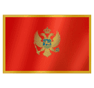 How emoji flag: Montenegro displayed on Huawei