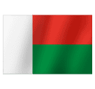 How emoji flag: Madagascar displayed on Huawei