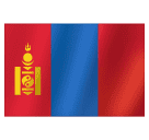 How emoji flag: Mongolia displayed on Huawei