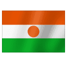 How emoji flag: Niger displayed on Huawei