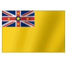 How emoji flag: Niue displayed on Huawei