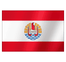 How emoji flag: French Polynesia displayed on Huawei