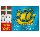 How emoji flag: St. Pierre & Miquelon displayed on Huawei