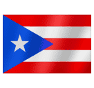 How emoji flag: Puerto Rico displayed on Huawei