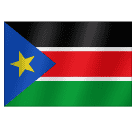 How emoji flag: South Sudan displayed on Huawei