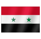 How emoji flag: Syria displayed on Huawei