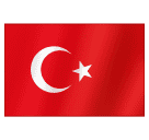 How emoji flag: Turkey displayed on Huawei