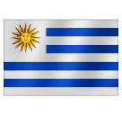 How emoji flag: Uruguay displayed on Huawei