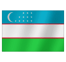 How emoji flag: Uzbekistan displayed on Huawei