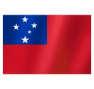 How emoji flag: Samoa displayed on Huawei