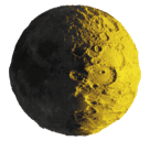 How emoji first quarter moon displayed on Huawei