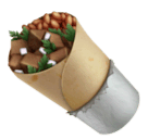 How emoji burrito displayed on Huawei