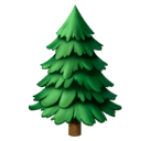 How emoji evergreen tree displayed on Huawei