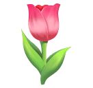 How emoji tulip displayed on Huawei