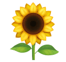 How emoji sunflower displayed on Huawei