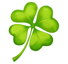 How emoji four leaf clover displayed on Huawei