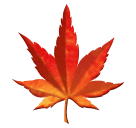 How emoji maple leaf displayed on Huawei