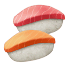 How emoji sushi displayed on Huawei