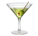 How emoji cocktail glass displayed on Huawei