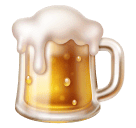 How emoji beer mug displayed on Huawei