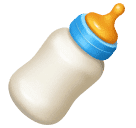 How emoji baby bottle displayed on Huawei