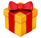 How emoji wrapped gift displayed on Huawei