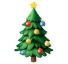 How emoji Christmas tree displayed on Huawei