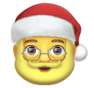 How emoji Santa Claus displayed on Huawei