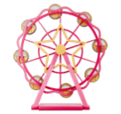 How emoji ferris wheel displayed on Huawei