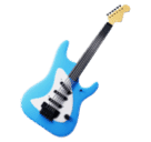 How emoji guitar displayed on Huawei