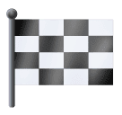 How emoji chequered flag displayed on Huawei