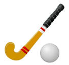 How emoji field hockey displayed on Huawei