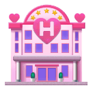 How emoji love hotel displayed on Huawei